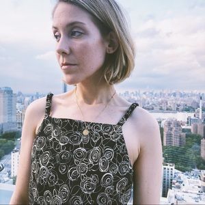 VTG Totally 90s Black Dress With Floral Print